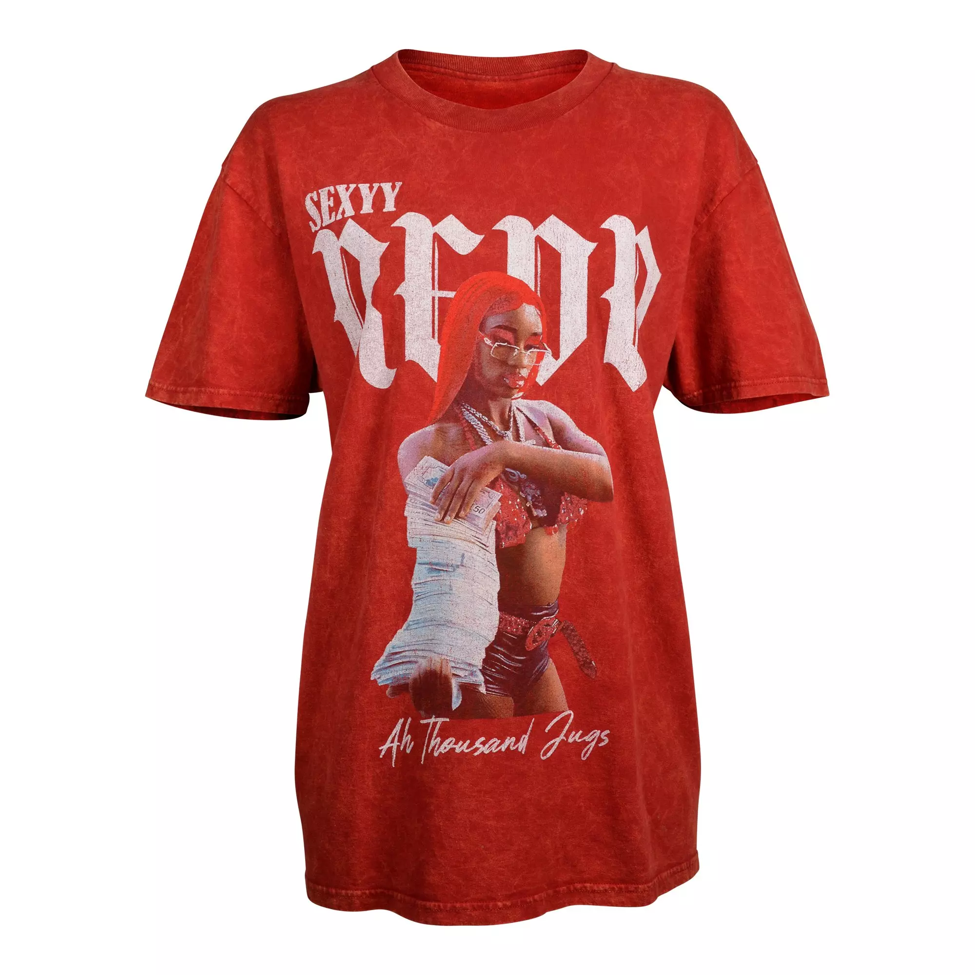 Sexyy Red Women's Graphic Tee Red Cotton | Hibbett